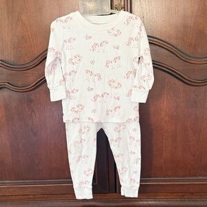 KISSY KISSY Unicorn Pajama Set 12-18M Luxury Baby Girls Soft Cotton Sleepwear